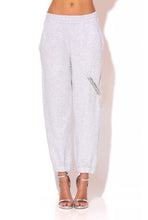 Load image into Gallery viewer, Crystal embellished Track Pants