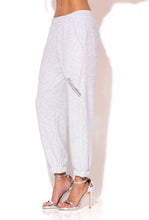 Load image into Gallery viewer, Crystal embellished Track Pants