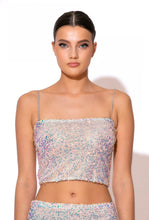 Load image into Gallery viewer, Sequins Iridescent Cami Top