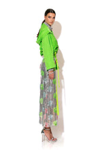Load image into Gallery viewer, Floral Sequins Midi Skirt