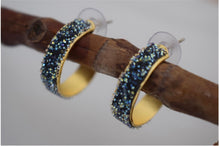Load image into Gallery viewer, Swarovski Semi Hoop Small Earrings
