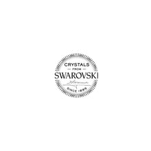 Load image into Gallery viewer, Swarovski Large Semi Hoop Earrings